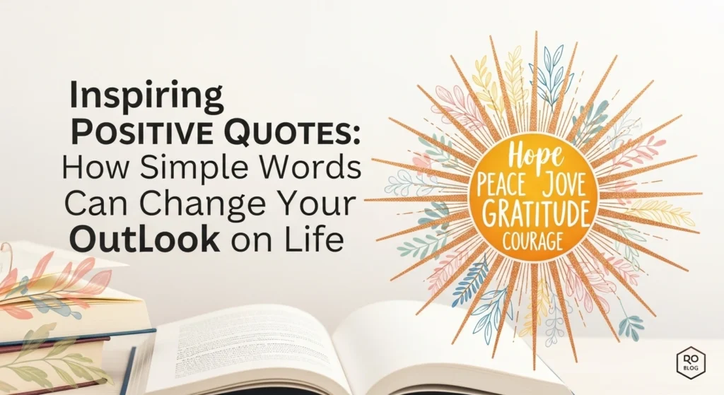 Inspiring Positive Quotes: How Simple Words Can Change Your Outlook on Life