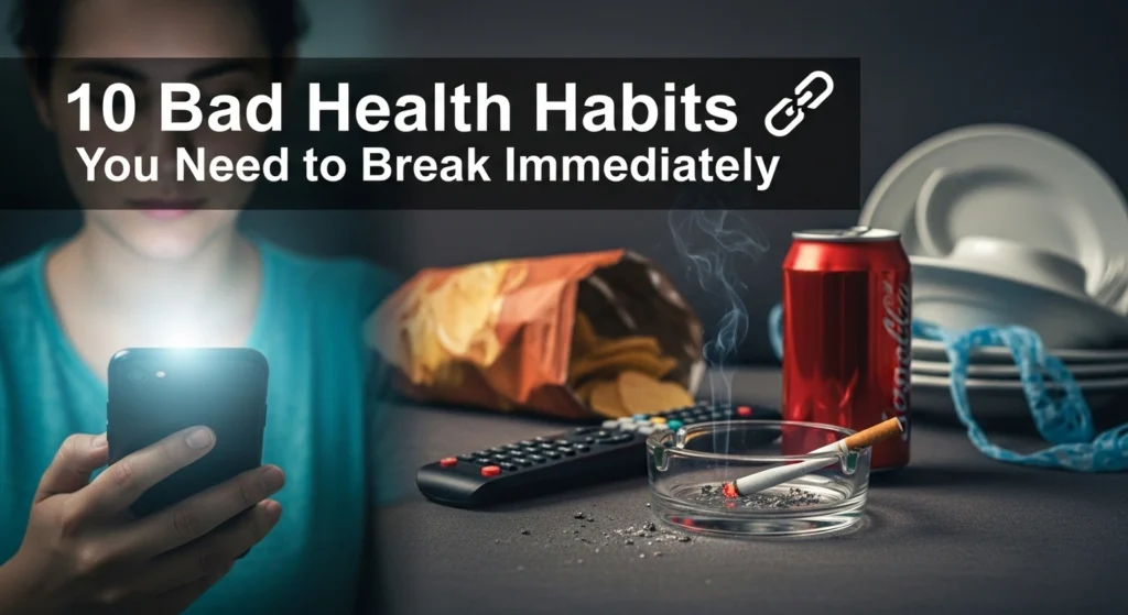 10 Bad Health Habits You Need to Break Immediately