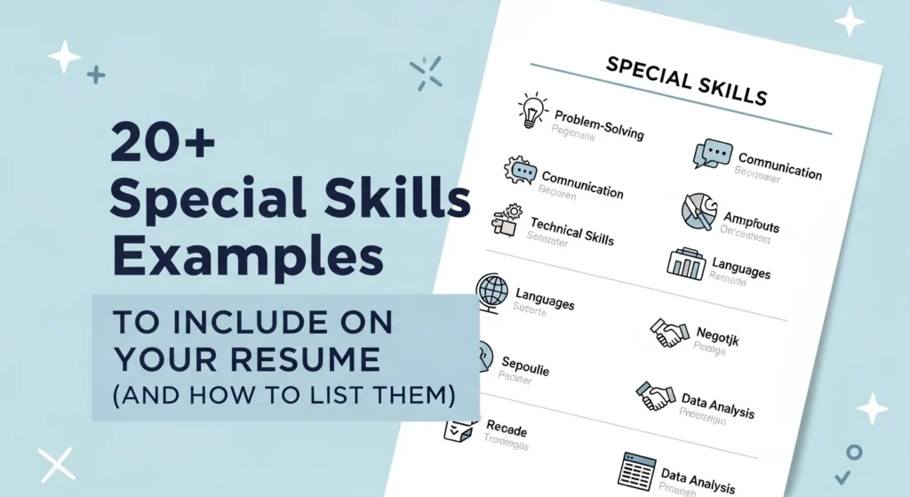 20+ Special Skills Examples to Include on Your Resume (And How to List Them)