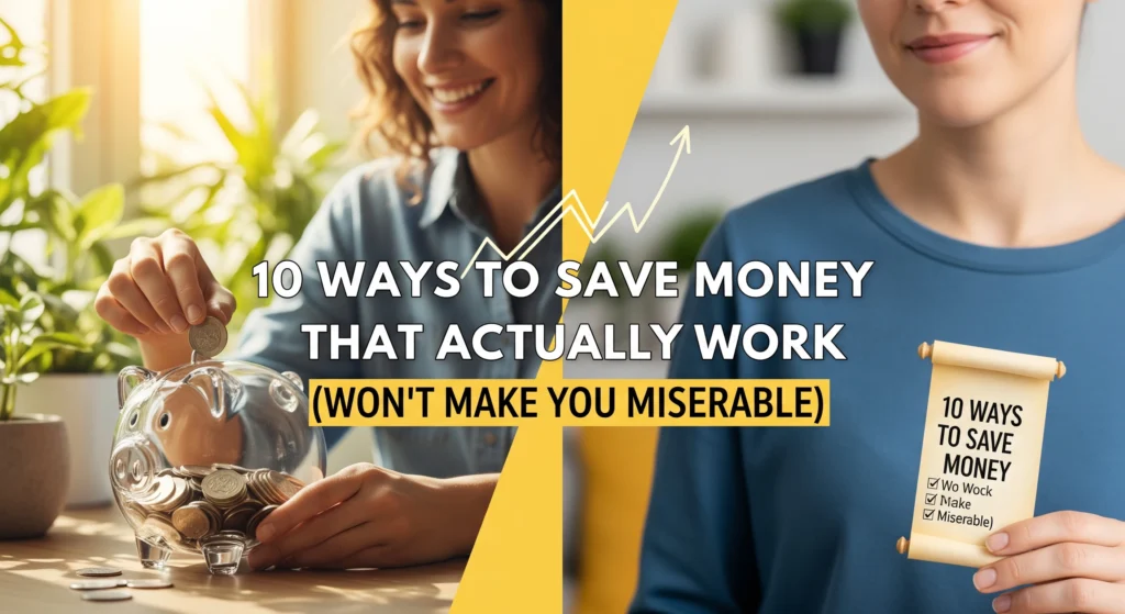 10 Ways to Save Money That Actually Work (And Won't Make You Miserable)