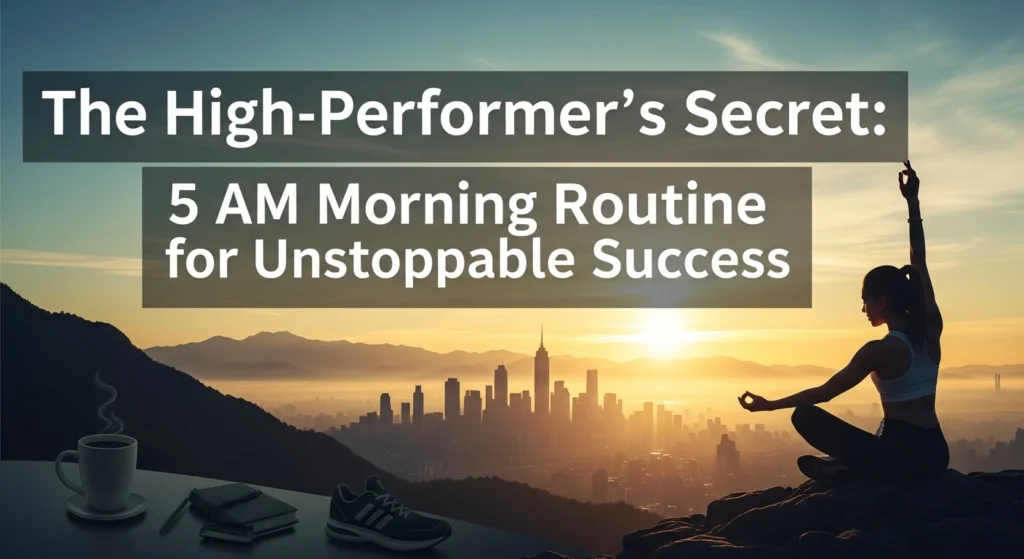 The High-Performer’s Secret: 5 AM Morning Routine for Unstoppable Success